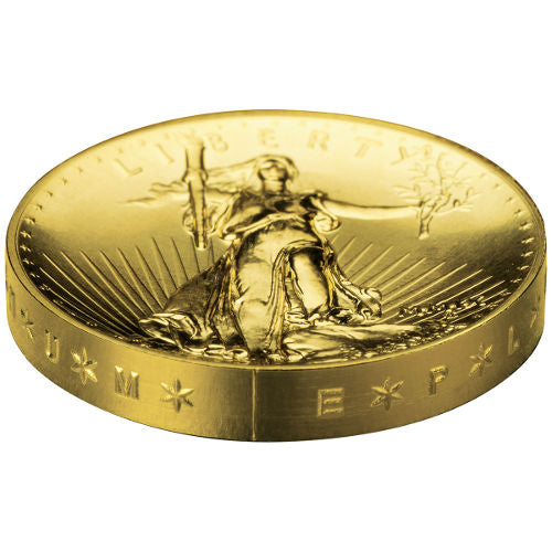 2009 Ultra High Relief Gold Double Eagle Coin PCGS MS70 Certified 1 oz 24k