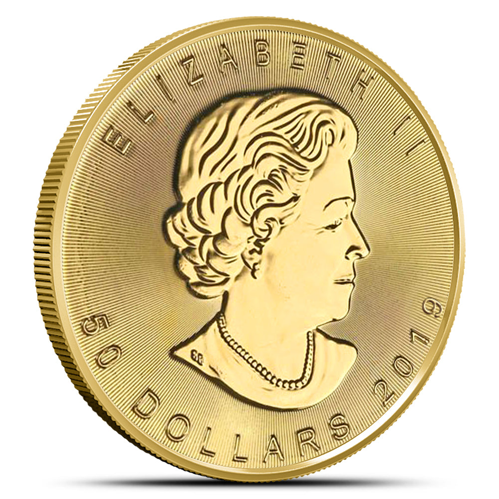 2019 Royal Canadian Mint 1 oz Pure .9999 Gold Maple Leaf Coin