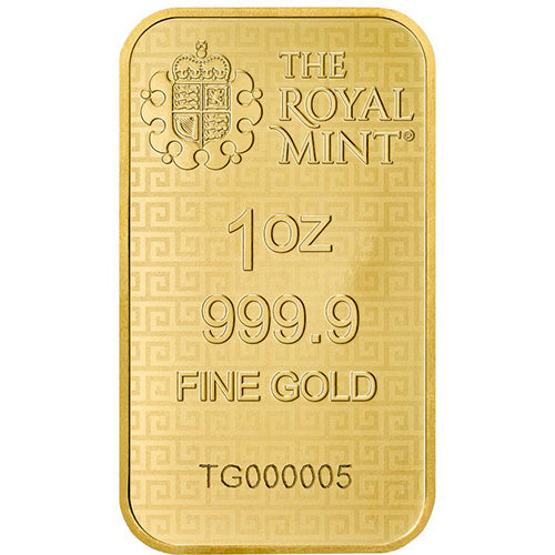 Stunning 1 oz Great Britain Three Graces Gold Bar, .9999 Fine, Royal Mint Engravers