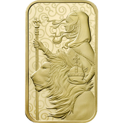 Royal Mint Una and Lion 1 oz .9999 Fine Gold Bar