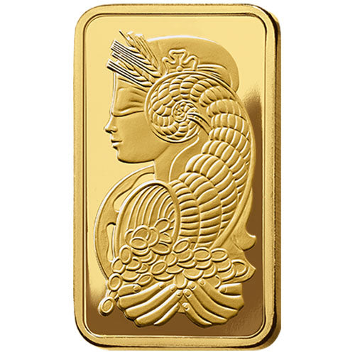 Premium 10 oz PAMP Suisse Fortuna .9999 Fine Gold Bar with Assay