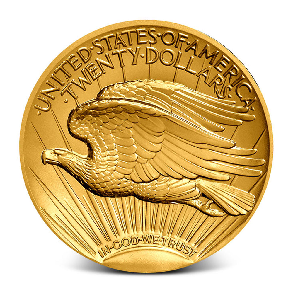2009 Ultra High Relief Gold Double Eagle Coin - 1 oz .9999 Pure Gold