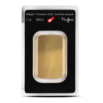 Premium 1 oz Argor Heraeus .9999 Pure Gold Bar with Assay Card