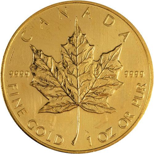 Prestigious 2005 1 oz Canadian Gold Maple Leaf Coin .9999 Fine