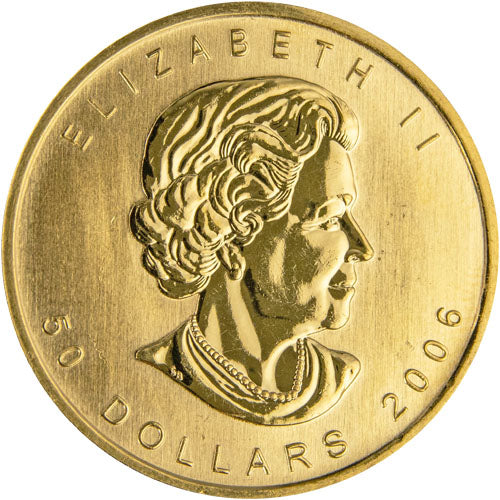 2006 1 oz Canadian Gold Maple Leaf .9999 Fine Bullion Coin