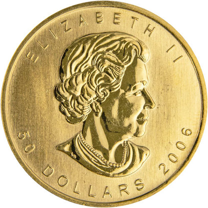 2006 1 oz Canadian Gold Maple Leaf .9999 Fine Bullion Coin