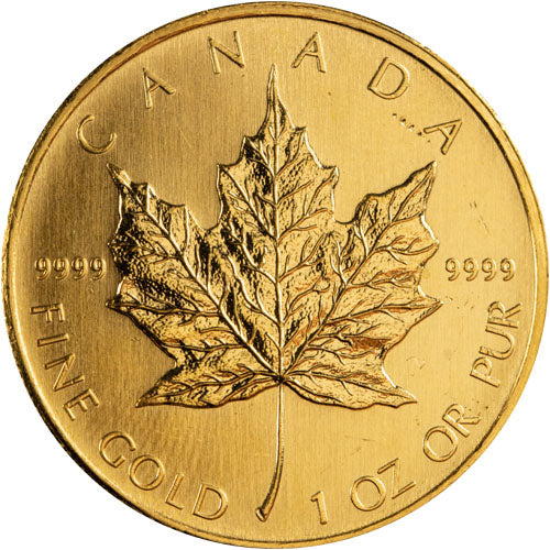 Certified 2007 1 oz Canadian Gold Maple Leaf Bullion Coin