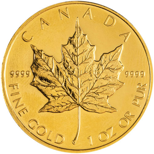 2009 Canadian Gold Maple Leaf 1 oz .9999 Fine Bullion Coin