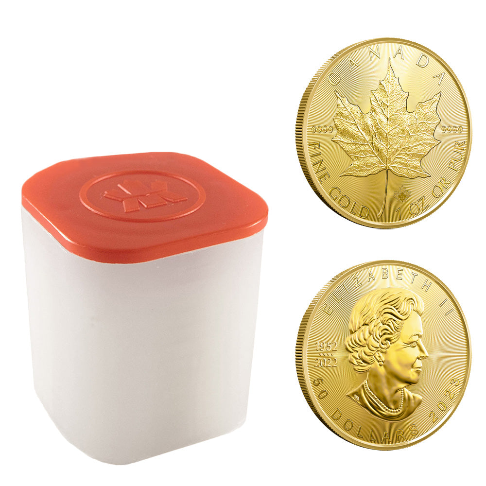 2023 1 oz Canadian Gold Maple Leaf Coin - .9999 Pure Gold Bullion