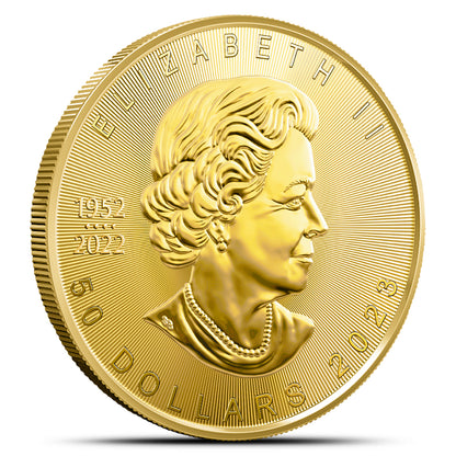 2023 1 oz Canadian Gold Maple Leaf Coin - .9999 Pure Gold Bullion