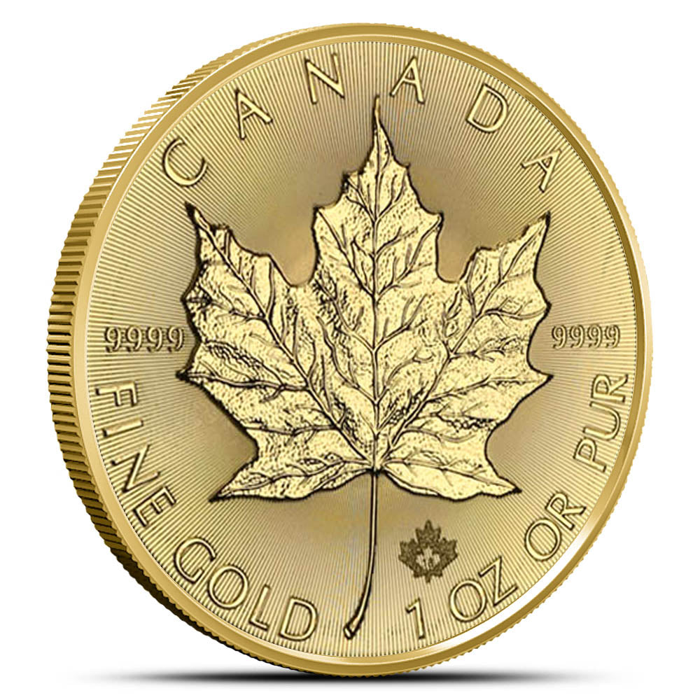 2019 Royal Canadian Mint 1 oz Pure .9999 Gold Maple Leaf Coin