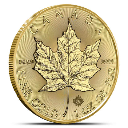 2019 Royal Canadian Mint 1 oz Pure .9999 Gold Maple Leaf Coin