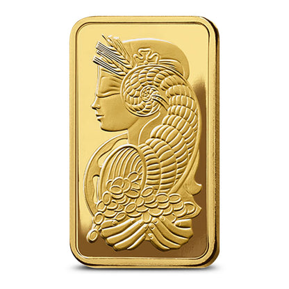 5 oz PAMP Suisse Fortuna Veriscan Gold Bar .9999 Fine Bullion