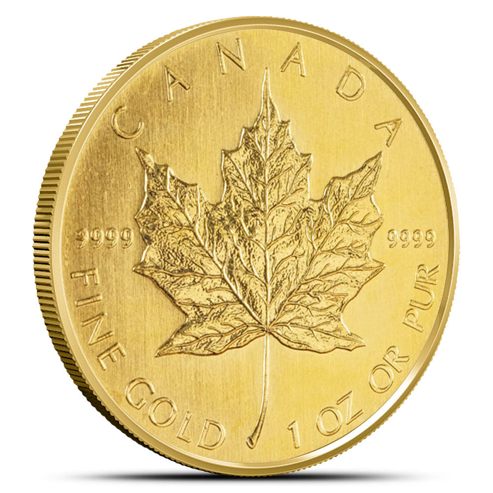 2003 1 oz Canadian Gold Maple Leaf Coin - .9999 Pure Bullion