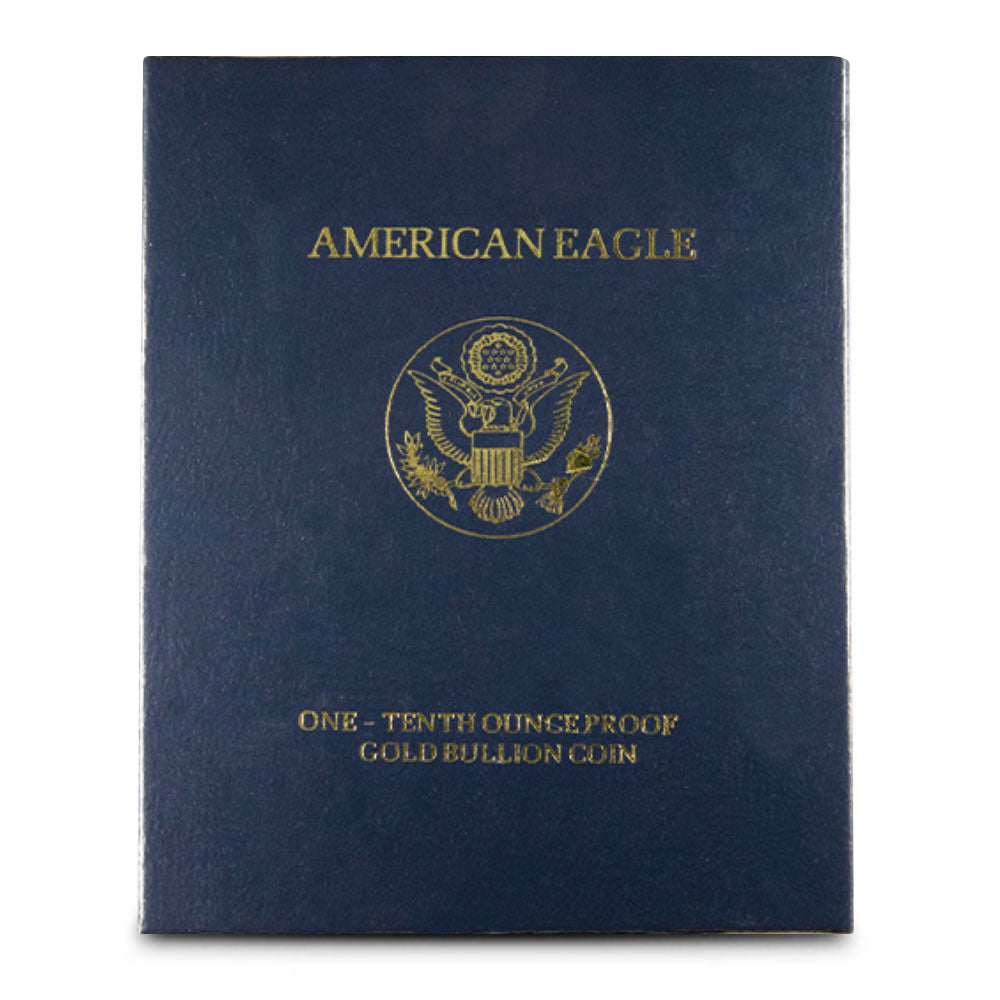 Rare 1990-P 1/10 oz Proof American Gold Eagle Coin with Original Box & CoA