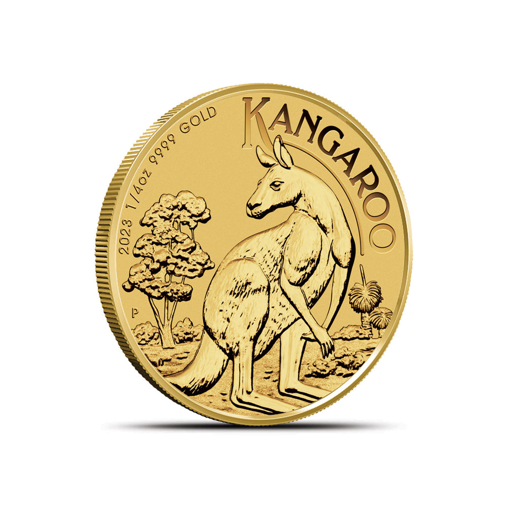 2023 1/4 oz Australian Gold Kangaroo Coin .9999 Fine Bullion Investment