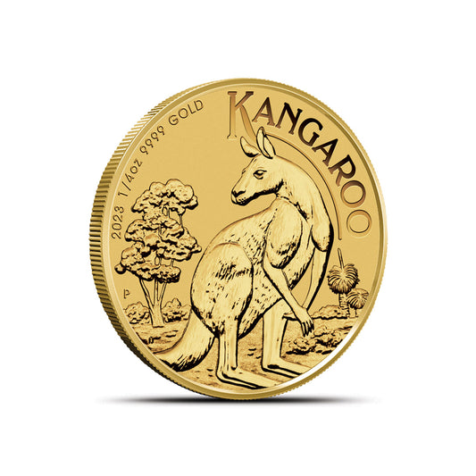 2023 1/4 oz Australian Gold Kangaroo Coin .9999 Fine Bullion Investment