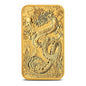2024 Australian Rectangular Gold Dragon Coin - 1 oz .9999 Pure BU