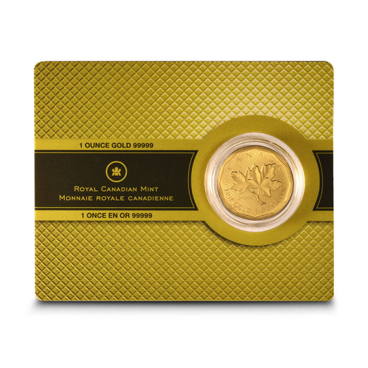 2008 1 Ounce Canadian Gold Maple Leaf Coin .99999 Pure Bullion Investment
