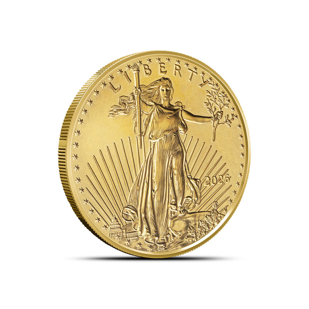 2026 1/4 Oz American Gold Eagle Coin BU - Iconic Lady Liberty Design