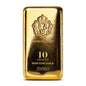 Premium 10 oz Scottsdale Mint Cast Gold Bar .9999 Pure Bullion