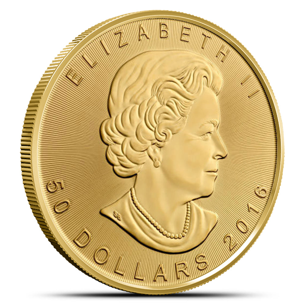 2016 1 Oz Canadian Gold Maple Leaf Coin .9999 Fine Royal Mint Bullion