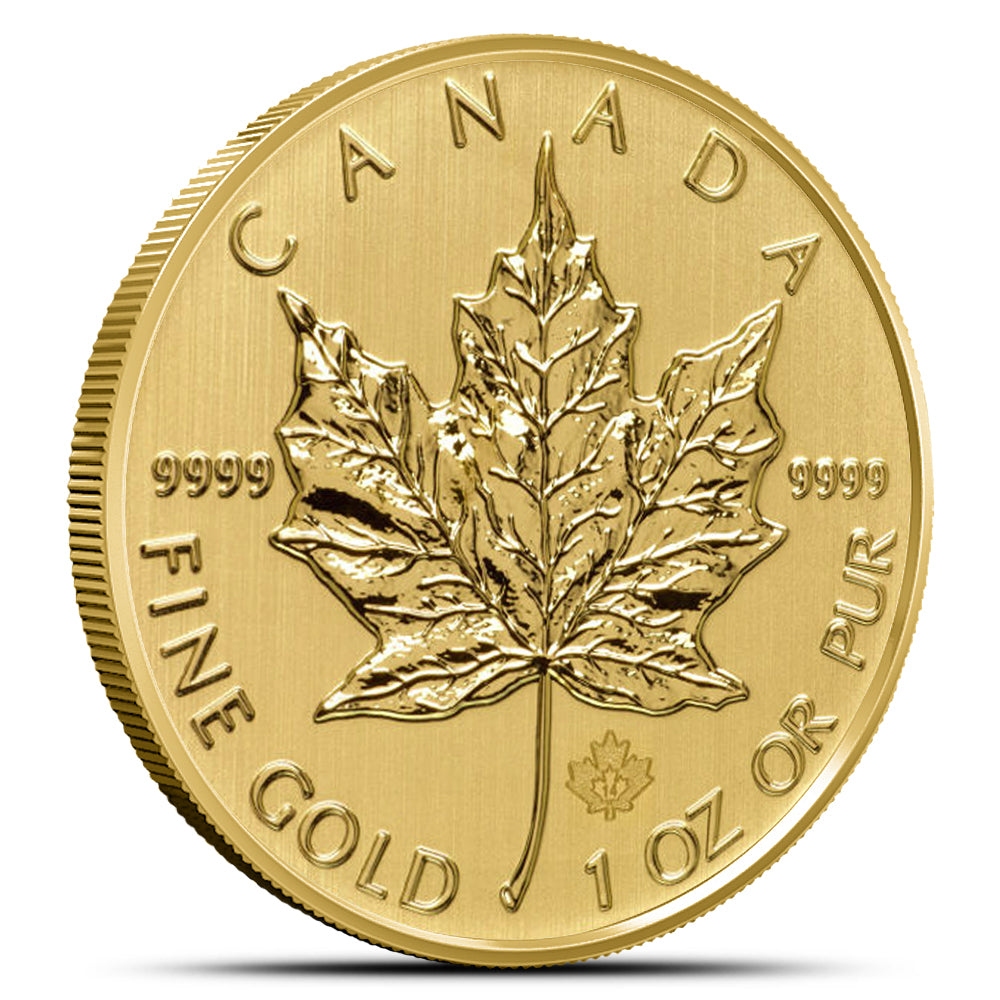 2014 Canadian Gold Maple Leaf Coin: 1 Oz .9999 Pure Bullion
