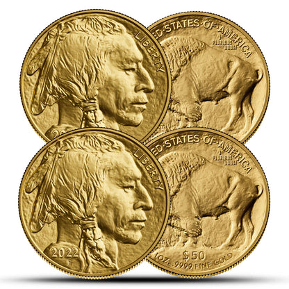 1 oz American Gold Buffalo Coin - Pure 24K Gold Bullion