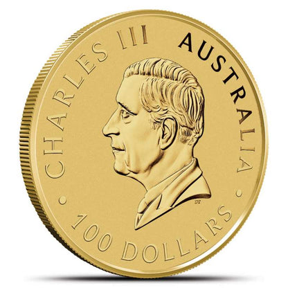 2025 1 oz Australian Gold Kangaroo Bullion Coin - Pure .9999 Fine Gold