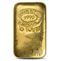 Shimmering 3.75 oz 10 Tolas Gold Bar, .999 Fine, Varied Mint Bullion