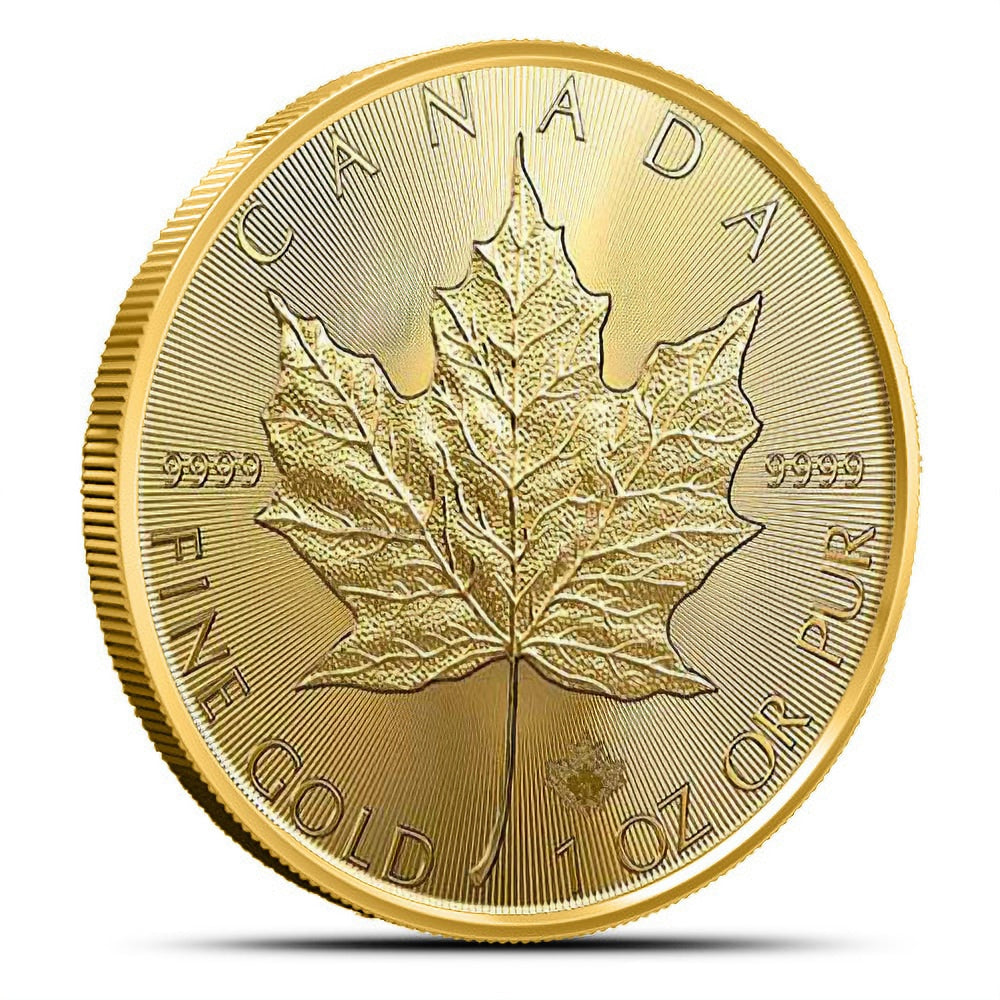 2021 1 oz Canadian Gold Maple Leaf Coin - Pure .9999 Investment Grade Bullion