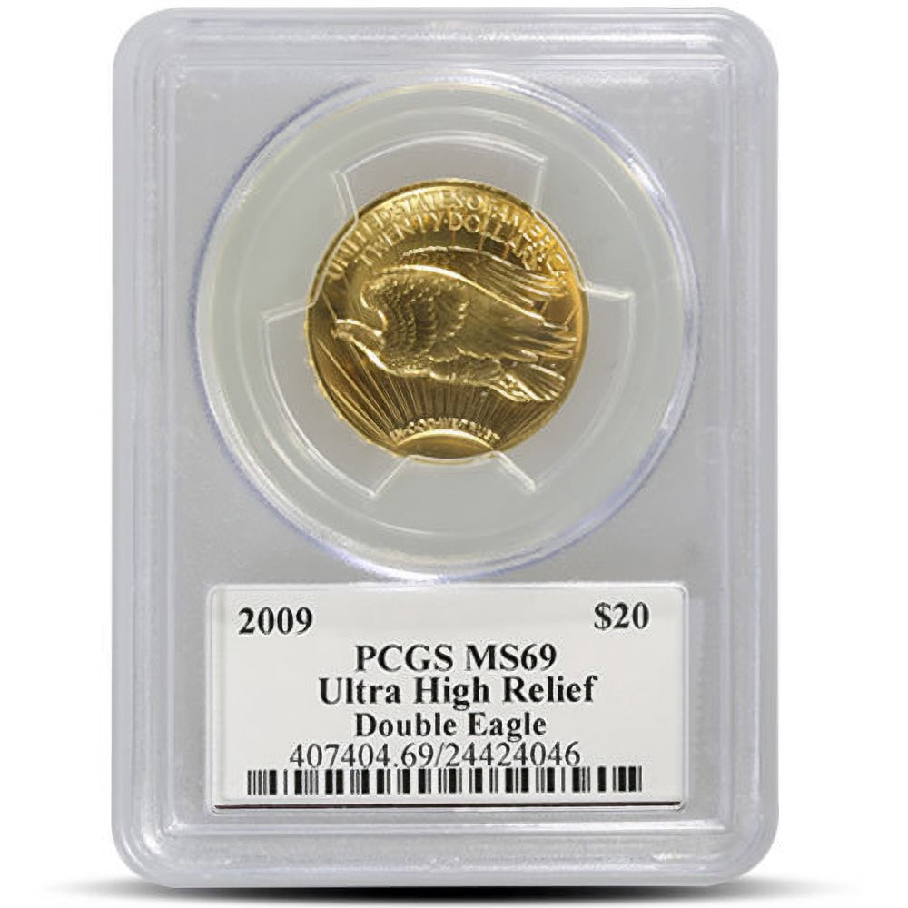 2009 US Mint Ultra High Relief Gold Double Eagle PCGS MS69 Certified Coin