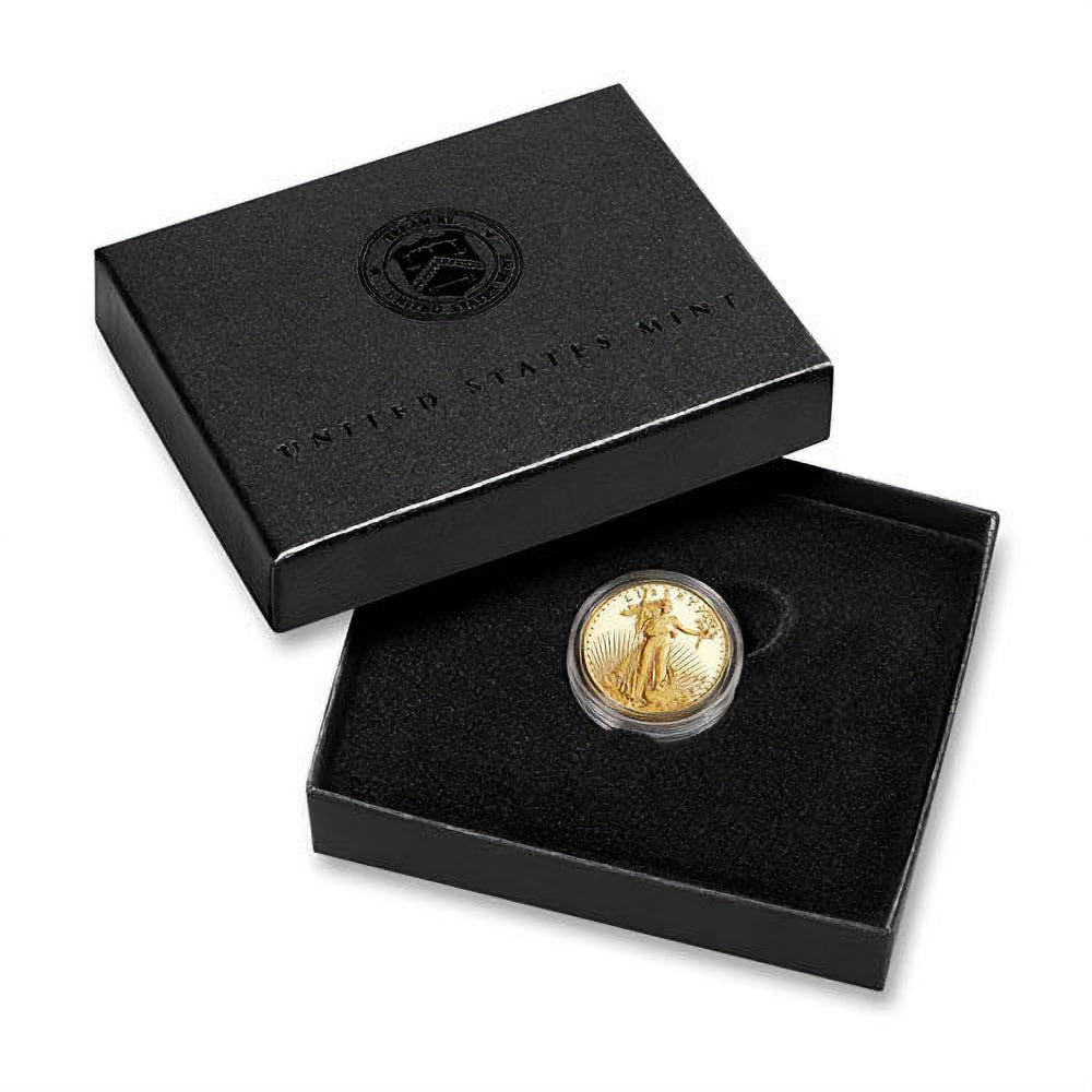 2022-W 1/10 oz Proof American Gold Eagle Coin - Lady Liberty & Eagle