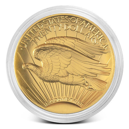 2009 Ultra High Relief Gold Double Eagle Coin Protective Capsule