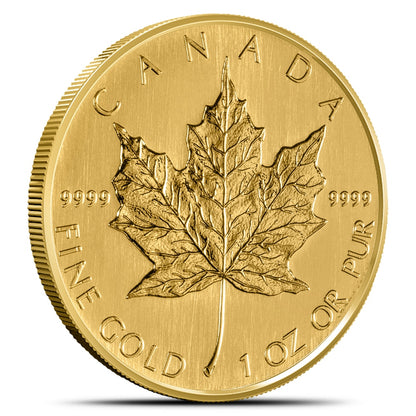2002 Canadian Gold Maple Leaf 1 oz Pure Investment Grade Bullion Coin