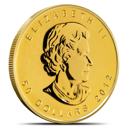 2012 Canadian Gold Maple Leaf 1 oz .9999 Pure Bullion Coin